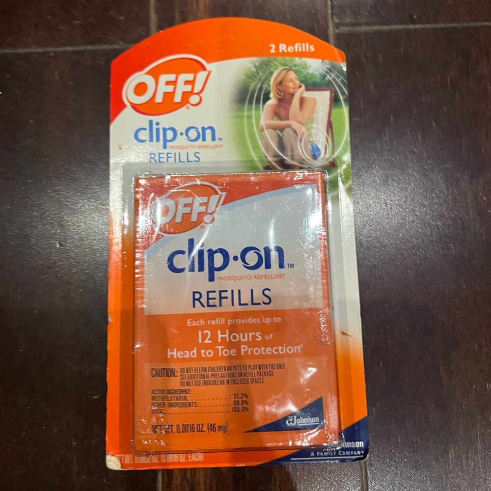 NWT OFF! Clip-On Mosquito Repellent Refills